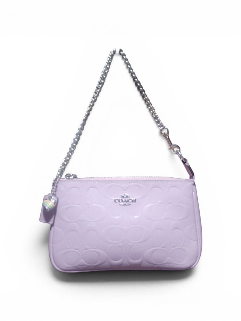 Coach Nolita 19 Light Violet #CCZ27 With Dusty and Unbranded Chain Extention